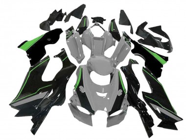 Carénage Moto Kawasaki ZX10R 2021-2025 - Gris Vert Noir Abordables