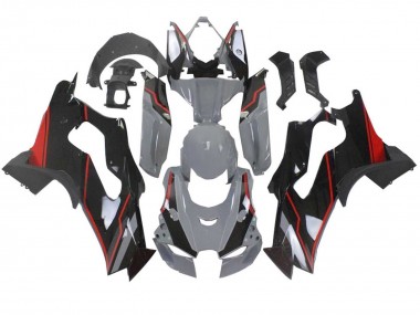 Carénages Moto Kawasaki ZX10R 2021-2025 - Gris Noir Rouge Abordables