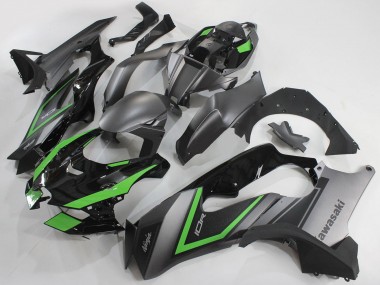 Carénages Moto Kawasaki ZX10R 2021-2025 - Gris Vert Noir Abordables