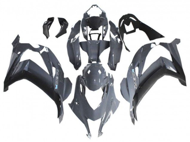 Carénages Moto Kawasaki ZX10R 2021-2025 - Gris Noir