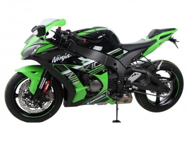 Carénages Moto Kawasaki ZX10R 2021-2025 - Vert Noir Argent Abordables