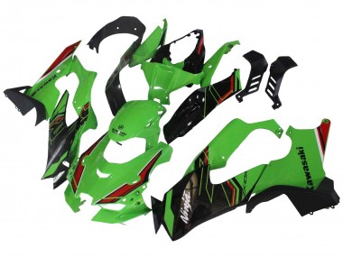 Carénages Moto Kawasaki ZX10R 2021-2025 - Vert Noir Rouge Abordables