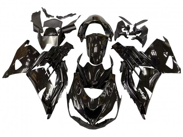 Carénages Moto Kawasaki ZX14R ZZR1400 2012-2024 - Noir Brillant Noir Mat Blanc Ninja