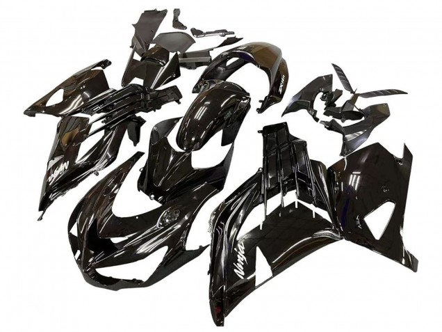 Carénages Moto Kawasaki ZX14R ZZR1400 2012-2024 - Noir Brillant Noir Mat Blanc Ninja