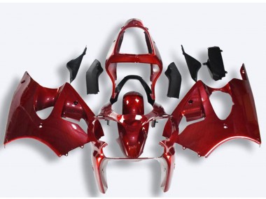 Carénages Moto Kawasaki ZX6R 2000-2002 - Rouge Abordables