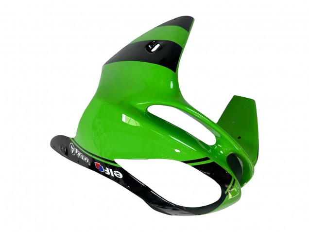 Carénages Moto Kawasaki ZX6R 1998-1999 - Vert Noir Brillant Elf Bridgestone