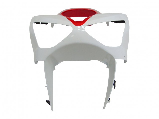 Carénages Moto Kawasaki ZX6R 2003-2004 - Blanc Rouge