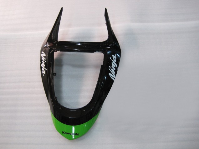 Carénages Moto Kawasaki ZX6R 2003-2004 - Vert Noir Elf Bridgestone