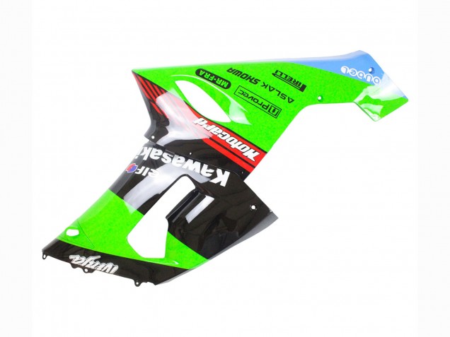Carénages Moto Kawasaki ZX6R 2005-2006 - Vert Rouge Noir Elf 66
