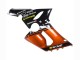 Carénage Moto Kawasaki ZX6R 2005-2006 - Orange Noir