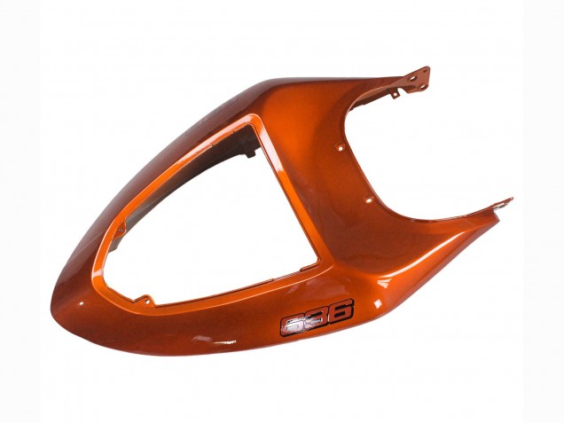 Carénage Moto Kawasaki ZX6R 2005-2006 - Orange Noir