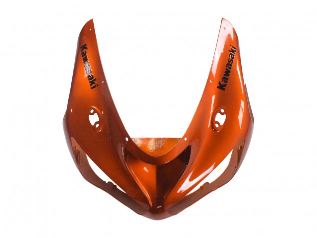 Carénage Moto Kawasaki ZX6R 2005-2006 - Orange Noir