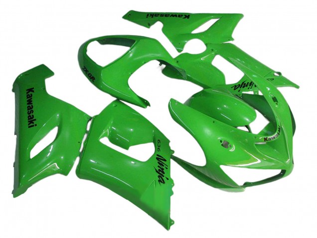 Carénages Moto Kawasaki ZX6R 2005-2006 - Vert