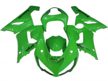 Carénages Moto Kawasaki ZX6R 2005-2006 - Vert Abordables