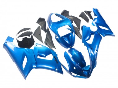 Carénages Moto Kawasaki ZX6R 2005-2006 - Bleu Brillant Abordables