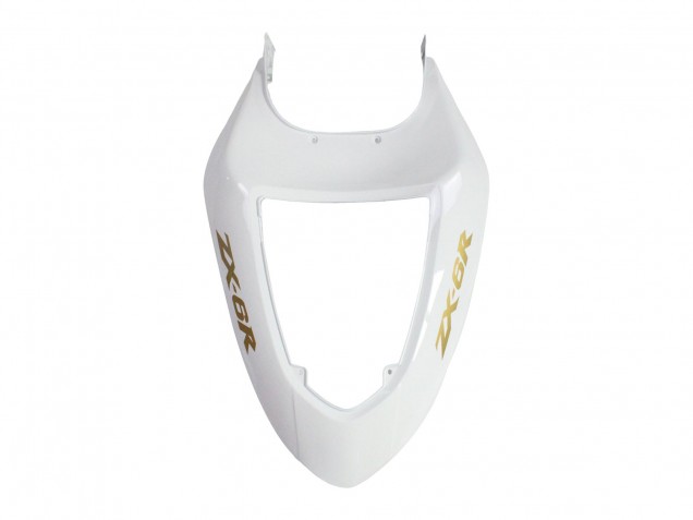 Carénages Moto Kawasaki ZX6R 2005-2006 - Blanc Noir Or Ninja