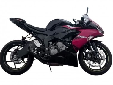 Carénages Moto Kawasaki ZX6R 2019-2022 - Noir Brillant Rose Ninja Abordables