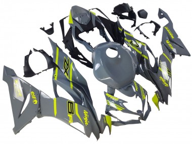 Carénages Moto Kawasaki ZX6R 2019-2022 - Nardo Gris Jaune Abordables