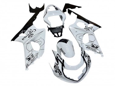 Carénages Moto Suzuki GSXR1000 2000-2002 - Blanc Noir Motul Corona Abordables