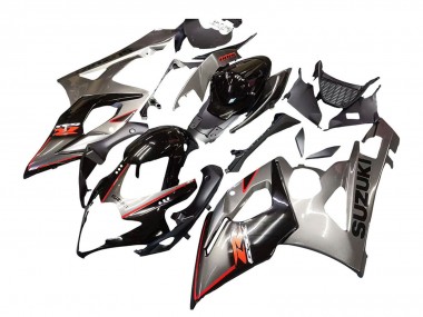 Carénage Moto Suzuki GSXR 1000 2005-2006 - Argent Noir Rouge Abordables