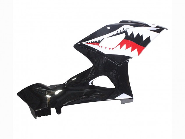 Carénages Moto Suzuki GSXR 1000 2005-2006 - Noir Brillant Rouge Blanc Requin