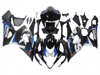 Carénages Moto Suzuki GSXR 1000 2005-2006 - Noir Bleu Blanc Motul Abordables