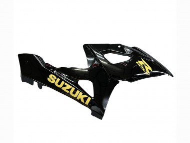 Carénages Moto Suzuki GSXR 1000 2005-2006 - Noir Brillant Or Décalque Abordables