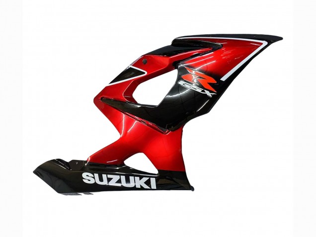 Carénages Moto Suzuki GSXR 1000 2005-2006 - Rouge Noir Brillant