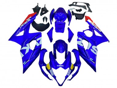 Carénages Moto Suzuki GSXR 1000 2005-2006 - Bleu Jaune Blanc Rouge Motul Abordables