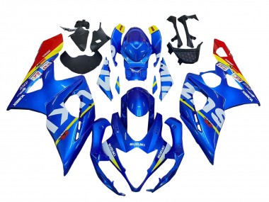 Carénages Moto Suzuki GSXR 1000 2005-2006 - Bleu Jaune Rouge Blanc Abordables