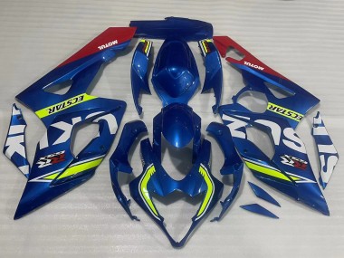 Carénages Moto Suzuki GSXR 1000 2005-2006 - Bleu Jaune Rouge Motul Ecstar Abordables