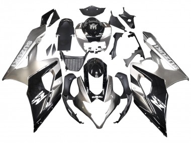 Carénages Moto Suzuki GSXR 1000 2005-2006 - Noir Brillant Gris Abordables