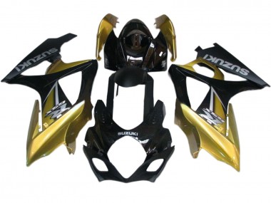 Carénages Moto Suzuki GSXR 1000 2007-2008 - Or Noir Argent Décalque Abordables