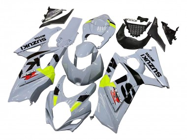 Carénages Moto Suzuki GSXR 1000 2007-2008 - Gris Clair Vert Noir Abordables