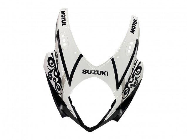 Carénages Moto Suzuki GSXR 1000 2007-2008 - Blanc Noir Alstare Corona Motul