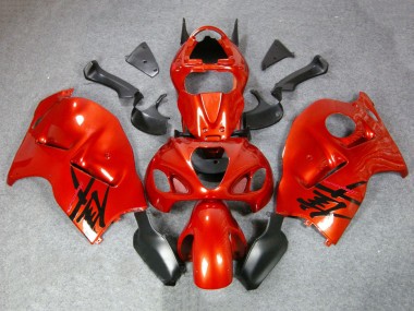 Carénages Moto Suzuki GSXR 1300 Hayabusa 1996-2007 - Orange Rouge Abordables