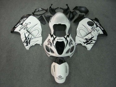 Carénages Moto Suzuki GSXR 1300 Hayabusa 1996-2007 - Blanc Noir Corona Abordables