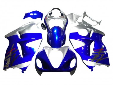 Carénages Moto Suzuki GSXR 1300 Hayabusa 1996-2007 - Bleu Argent Hayabusa Abordables