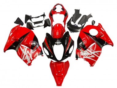 Carénages Moto Suzuki GSXR 1300 Hayabusa 1996-2007 - Rouge Noir Hayabusa Abordables