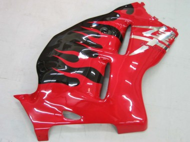 Carénages Moto Suzuki GSXR 1300 Hayabusa 1996-2007 - Rouge Noir Abordables