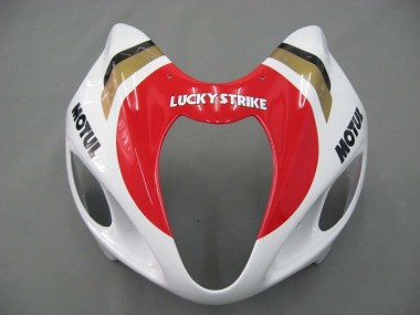 Carénages Moto Suzuki GSXR 1300 Hayabusa 1996-2007 - Blanc Rouge Motul Abordables