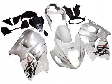 Carénages Moto Suzuki GSXR 1300 Hayabusa 1996-2007 - Blanc Argent Hayabusa Abordables