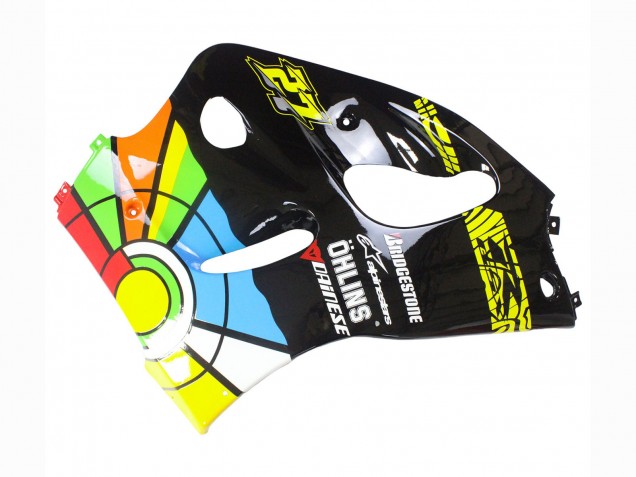 Carénages Moto Suzuki GSXR 600 / GSXR 750 1996-2000 - Noir Multicolore 27