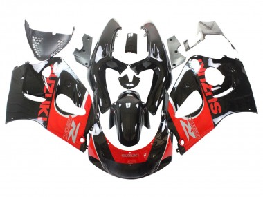 Carénages Moto Suzuki GSXR 600 / GSXR 750 1996-2000 - Noir Rouge Abordables