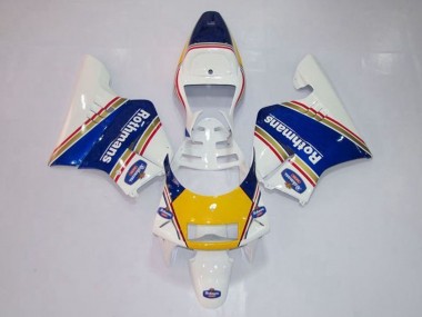 Carénages Moto Honda NSR250R MC28 P4 1994-1996 - Blanc Bleu Jaune Or Rothmans Abordables