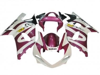 Carénages Moto Suzuki GSXR 600 / GSXR 750 2001-2003 - Blanc Rose Jaune Abordables