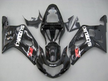 Carénages Moto Suzuki GSXR 600 / GSXR 750 2001-2003 - Noir Brillant Rouge Blanc Abordables
