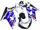 Carénages Moto Suzuki GSXR 600 / GSXR 750 2001-2003 - Bleu Blanc Noir Brillant Rouge