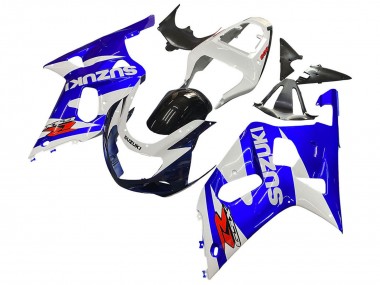 Carénage Moto Suzuki GSXR 600 / GSXR 750 2001-2003 - Blanc Bleu Noir Brillant Rouge Abordables