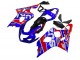 Carénages Moto Suzuki GSXR 600 / GSXR 750 2004-2005 - Bleu Rouge Noir Motul Dunlop
